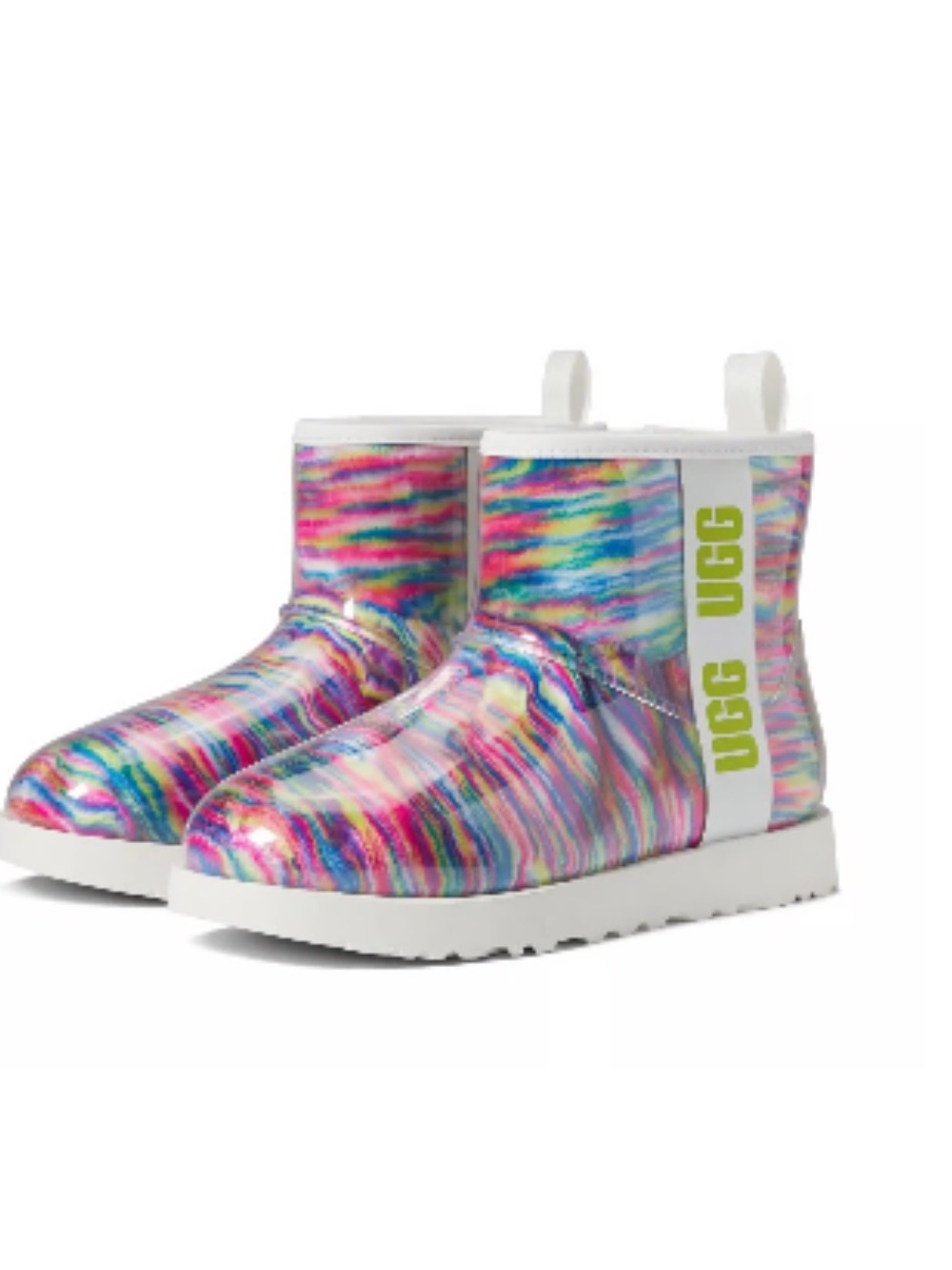 UGG Classic Clear Pixelate Mini Boot NWT size 10
